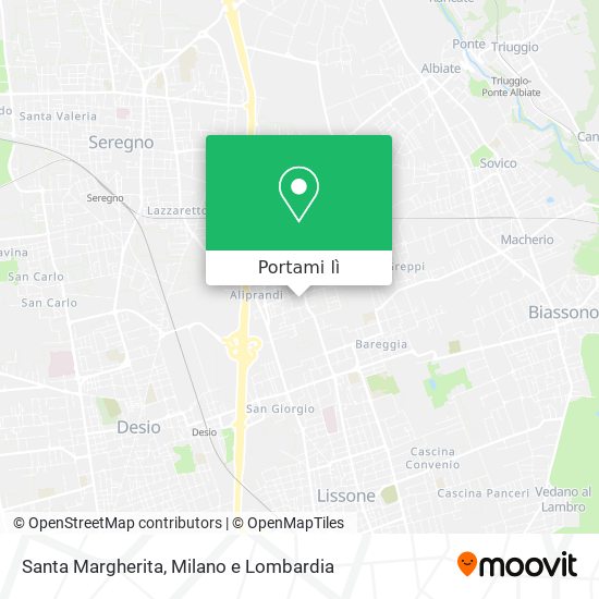Mappa Santa Margherita