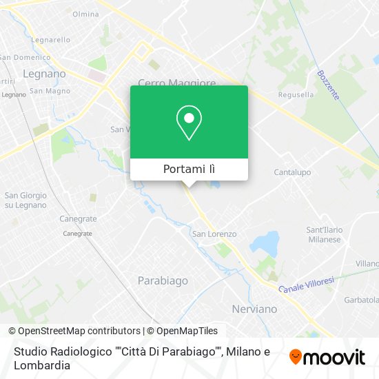 Mappa Studio Radiologico ""Città Di Parabiago""