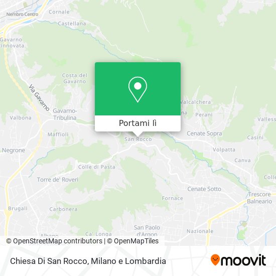 Mappa Chiesa Di San Rocco