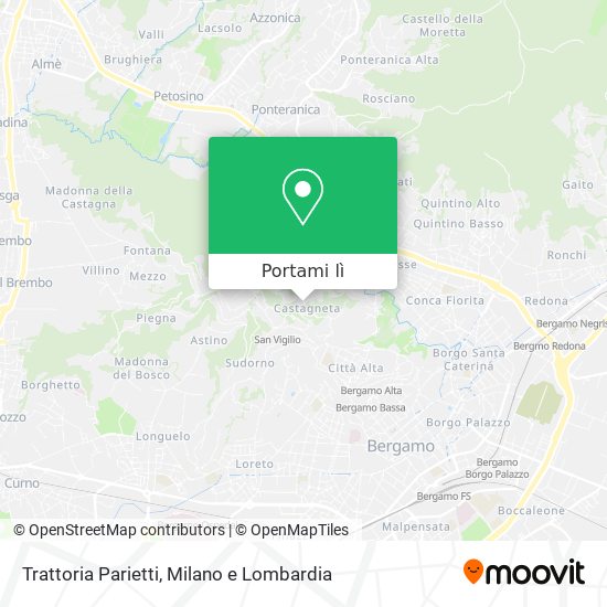 Mappa Trattoria Parietti