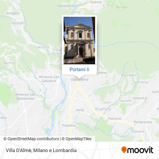 Mappa Villa D'Almè
