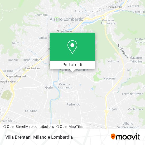 Mappa Villa Brentani