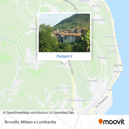 Mappa Brovello