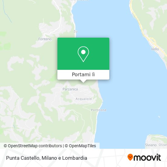 Mappa Punta Castello