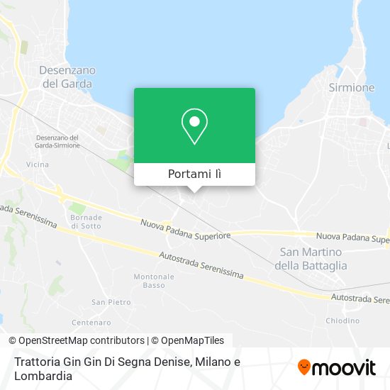 Mappa Trattoria Gin Gin Di Segna Denise