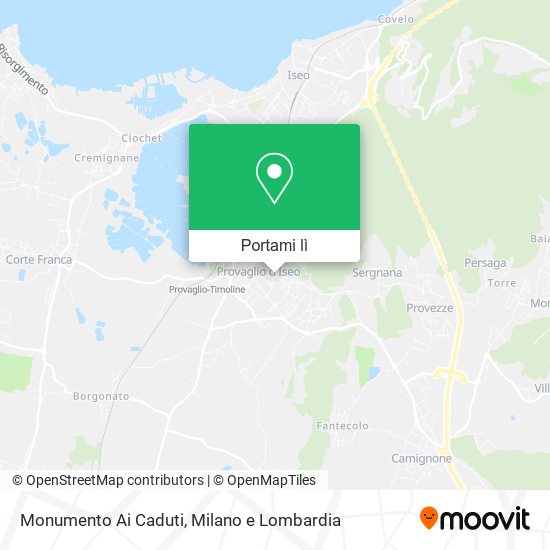 Mappa Monumento Ai Caduti