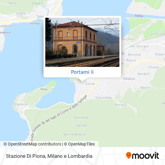 Mappa Stazione Di Piona