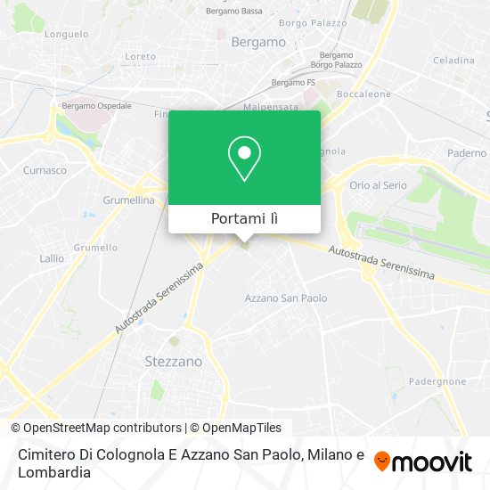 Mappa Cimitero Di Colognola E Azzano San Paolo