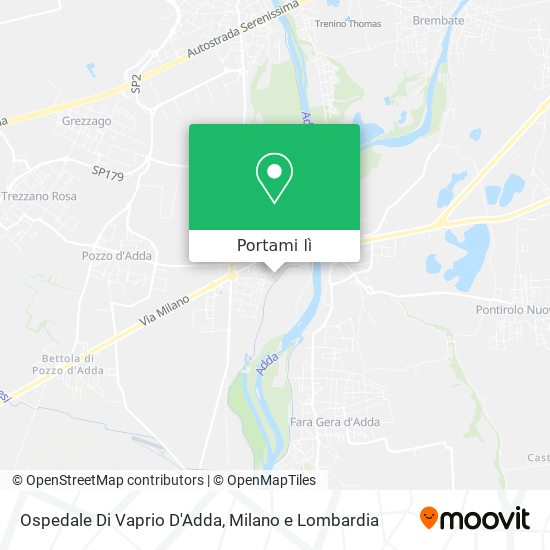Mappa Ospedale Di Vaprio D'Adda