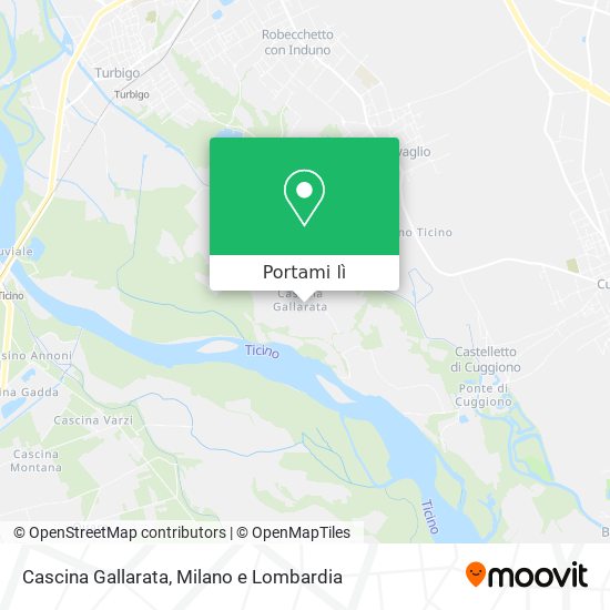 Mappa Cascina Gallarata
