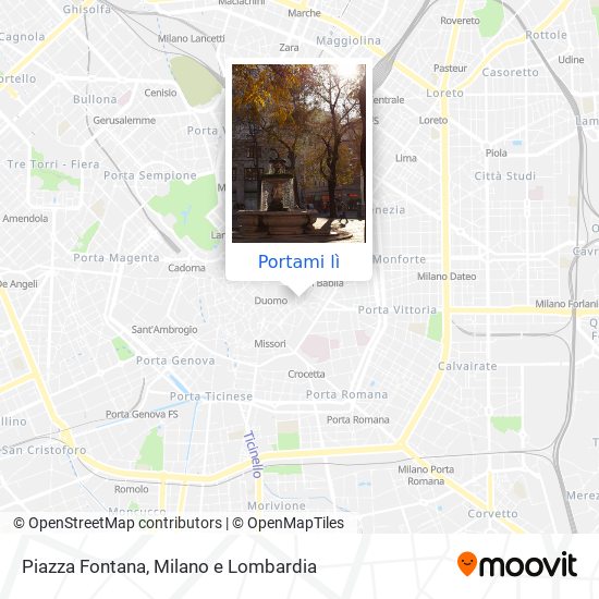 Mappa Piazza Fontana