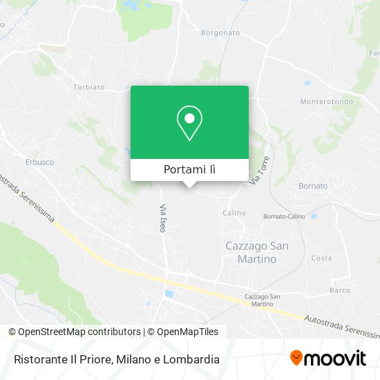 Mappa Ristorante Il Priore