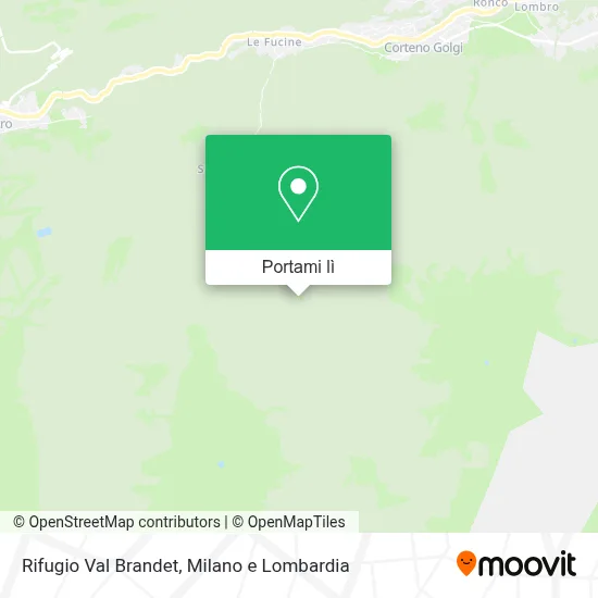Mappa Rifugio Val Brandet
