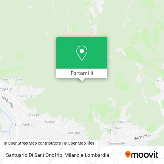 Mappa Santuario Di Sant'Onofrio