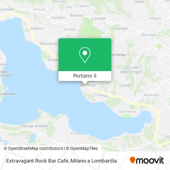 Mappa Extravagant Rock Bar Café