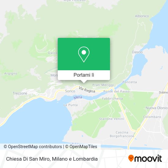 Mappa Chiesa Di San Miro
