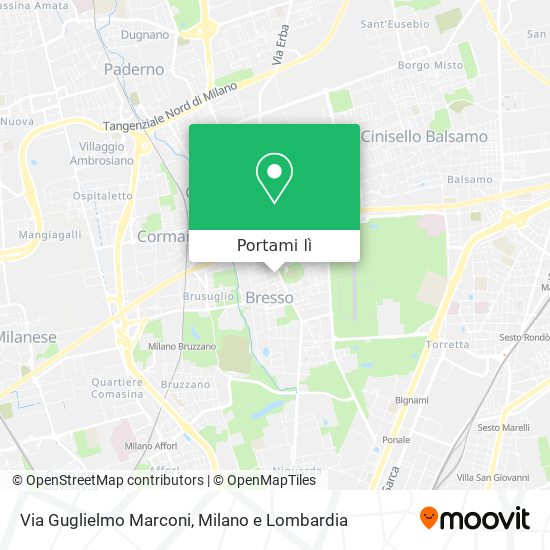 Mappa Via Guglielmo Marconi