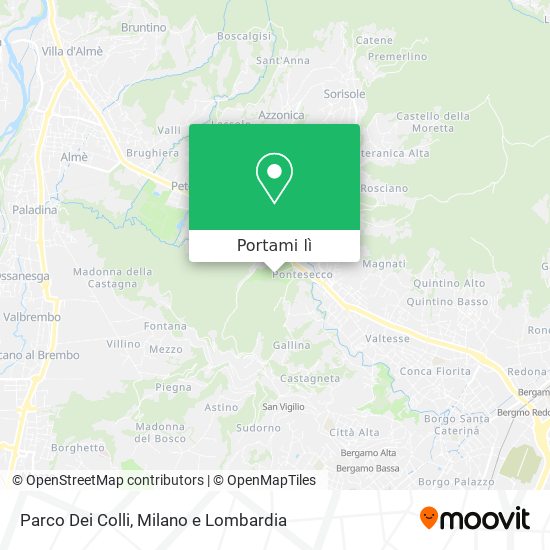Mappa Parco Dei Colli