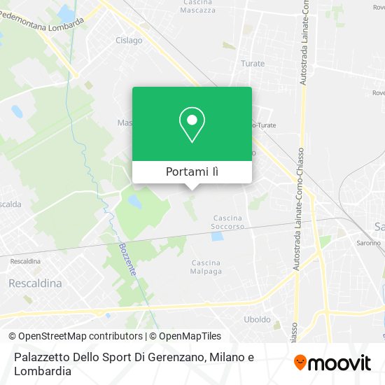 Mappa Palazzetto Dello Sport Di Gerenzano