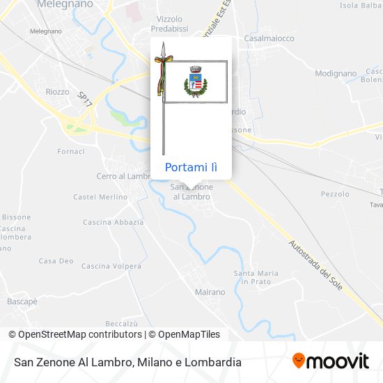 Mappa San Zenone Al Lambro