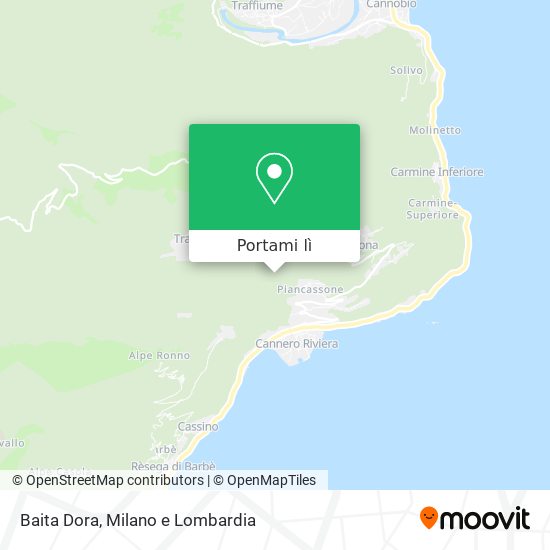 Mappa Baita Dora