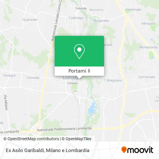 Mappa Ex Asilo Garibaldi