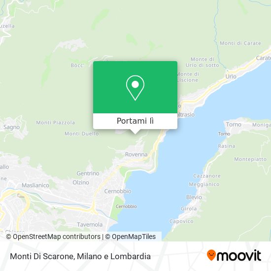 Mappa Monti Di Scarone