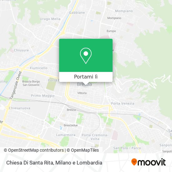 Mappa Chiesa Di Santa Rita