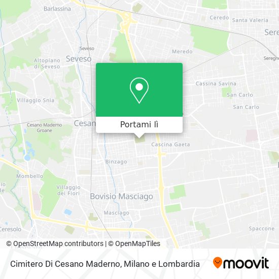 Mappa Cimitero Di Cesano Maderno