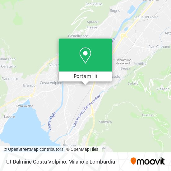 Mappa Ut Dalmine Costa Volpino