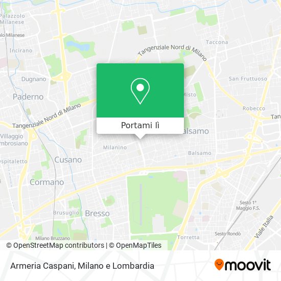 Mappa Armeria Caspani