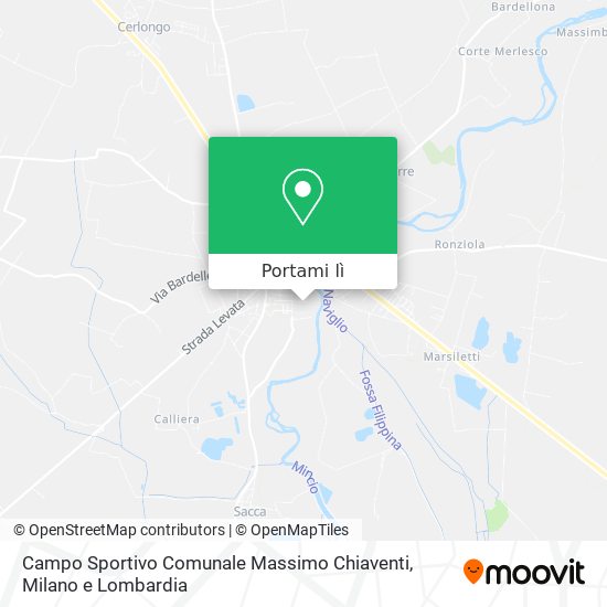 Mappa Campo Sportivo Comunale Massimo Chiaventi