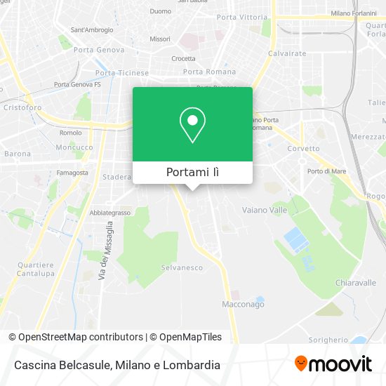 Mappa Cascina Belcasule