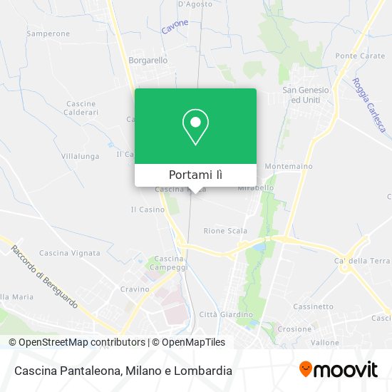 Mappa Cascina Pantaleona