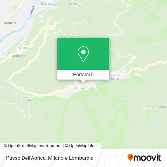 Mappa Passo Dell'Aprica