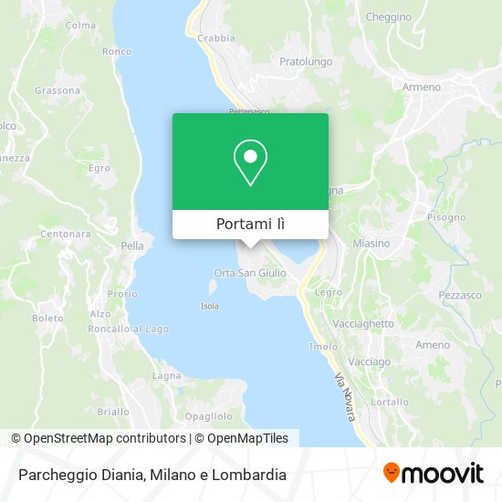 Mappa Parcheggio Diania