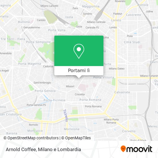 Mappa Arnold Coffee
