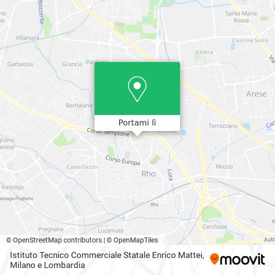 Mappa Istituto Tecnico Commerciale Statale Enrico Mattei