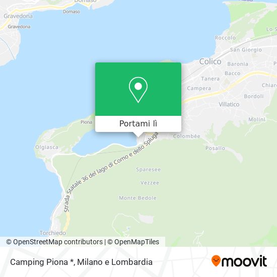 Mappa Camping Piona *