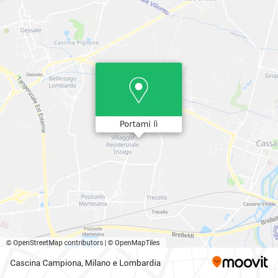 Mappa Cascina Campiona
