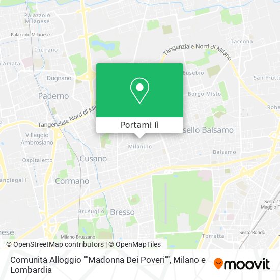 Mappa Comunità Alloggio ""Madonna Dei Poveri""