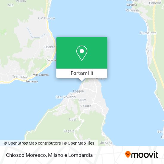 Mappa Chiosco Moresco