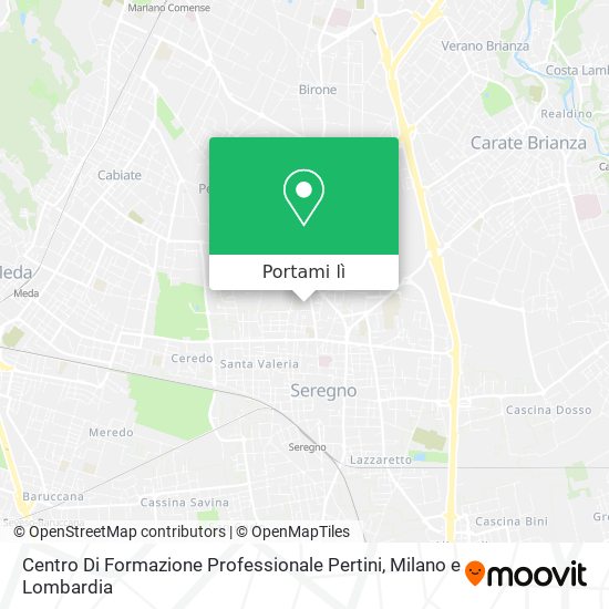 Mappa Centro Di Formazione Professionale Pertini