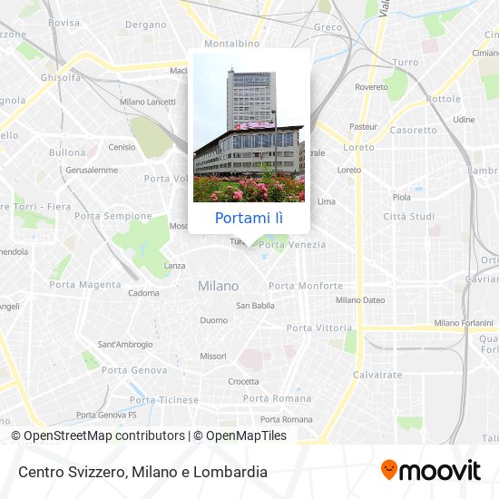 Mappa Centro Svizzero