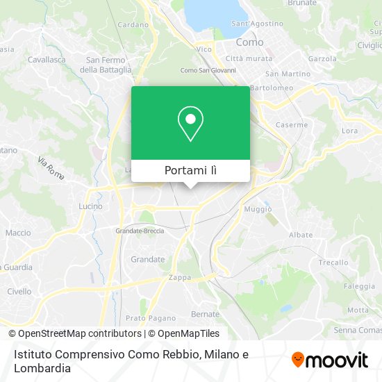 Mappa Istituto Comprensivo Como Rebbio