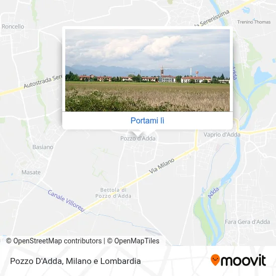 Mappa Pozzo D'Adda
