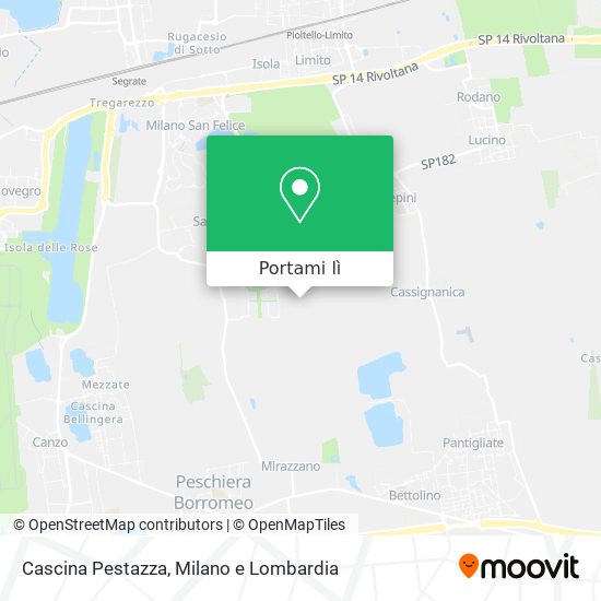 Mappa Cascina Pestazza