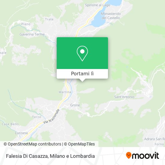 Mappa Falesia Di Casazza