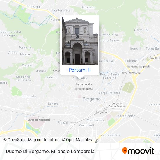 Mappa Duomo Di Bergamo
