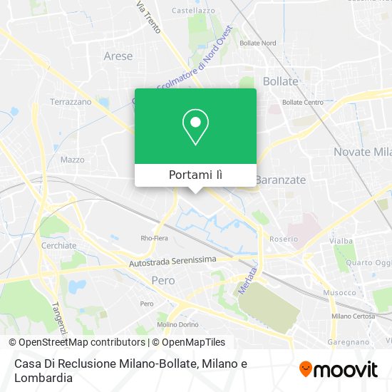 Mappa Casa Di Reclusione Milano-Bollate